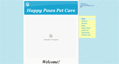 Desktop Screenshot of happypaws.biz